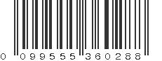 UPC 099555360288