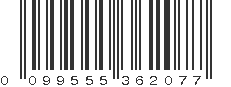 UPC 099555362077