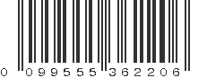 UPC 099555362206