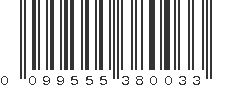 UPC 099555380033