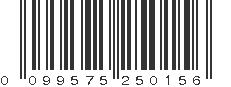 UPC 099575250156