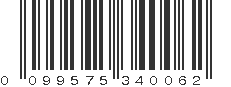 UPC 099575340062