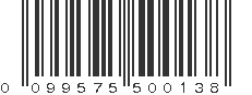 UPC 099575500138