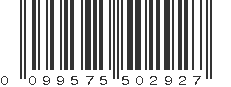 UPC 099575502927