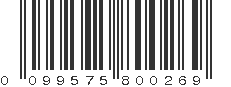 UPC 099575800269