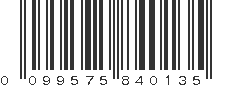 UPC 099575840135