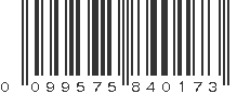 UPC 099575840173