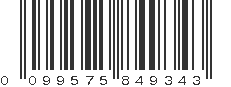 UPC 099575849343