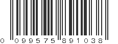 UPC 099575891038