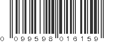 UPC 099598016159