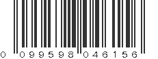 UPC 099598046156