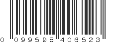 UPC 099598406523