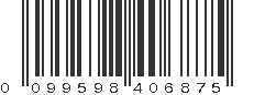 UPC 099598406875