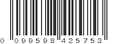 UPC 099598425753