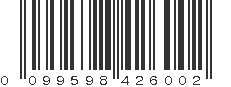 UPC 099598426002