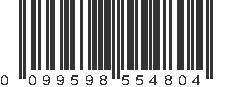 UPC 099598554804