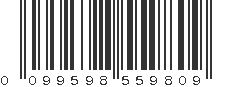 UPC 099598559809