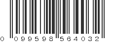 UPC 099598564032