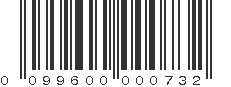 UPC 099600000732