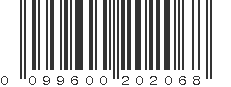 UPC 099600202068