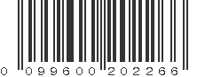 UPC 099600202266