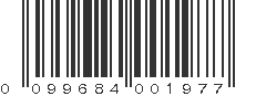 UPC 099684001977