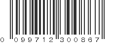 UPC 099712300867