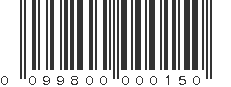 UPC 099800000150