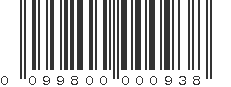 UPC 099800000938