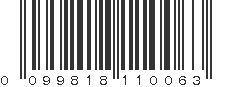 UPC 099818110063