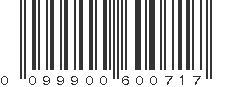 UPC 099900600717