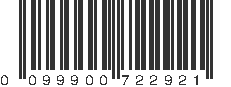 UPC 099900722921