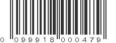 UPC 099918000479