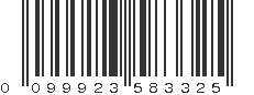 UPC 099923583325