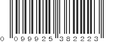 UPC 099925382223