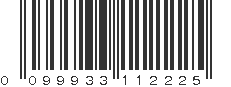 UPC 099933112225