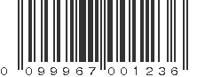 UPC 099967001236