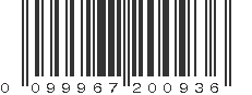 UPC 099967200936