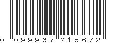UPC 099967218672