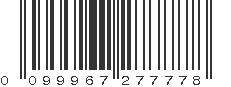 UPC 099967277778