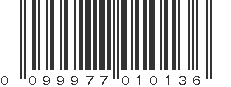 UPC 099977010136