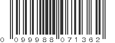 UPC 099988071362