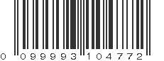 UPC 099993104772