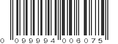 UPC 099994006075