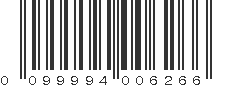 UPC 099994006266