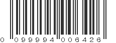 UPC 099994006426