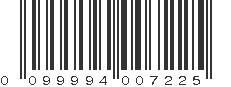 UPC 099994007225