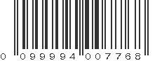 UPC 099994007768