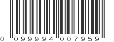 UPC 099994007959