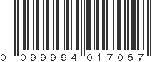 UPC 099994017057